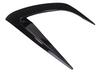 Front Fog Light Covers Right ABS Black for Mazda Roadster Aero Bumper Exterior Custom Parts Universal Aftermarket Parts (Left & Set) - Plastic, -