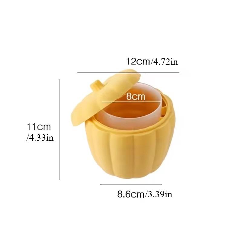 

2-in-1 Pumpkin Ice Cube Maker Silicone Portable Ice Cube Mold Multi-functional Ice Bucket For Chilling Bar Cocktail Whiskey жёлтый