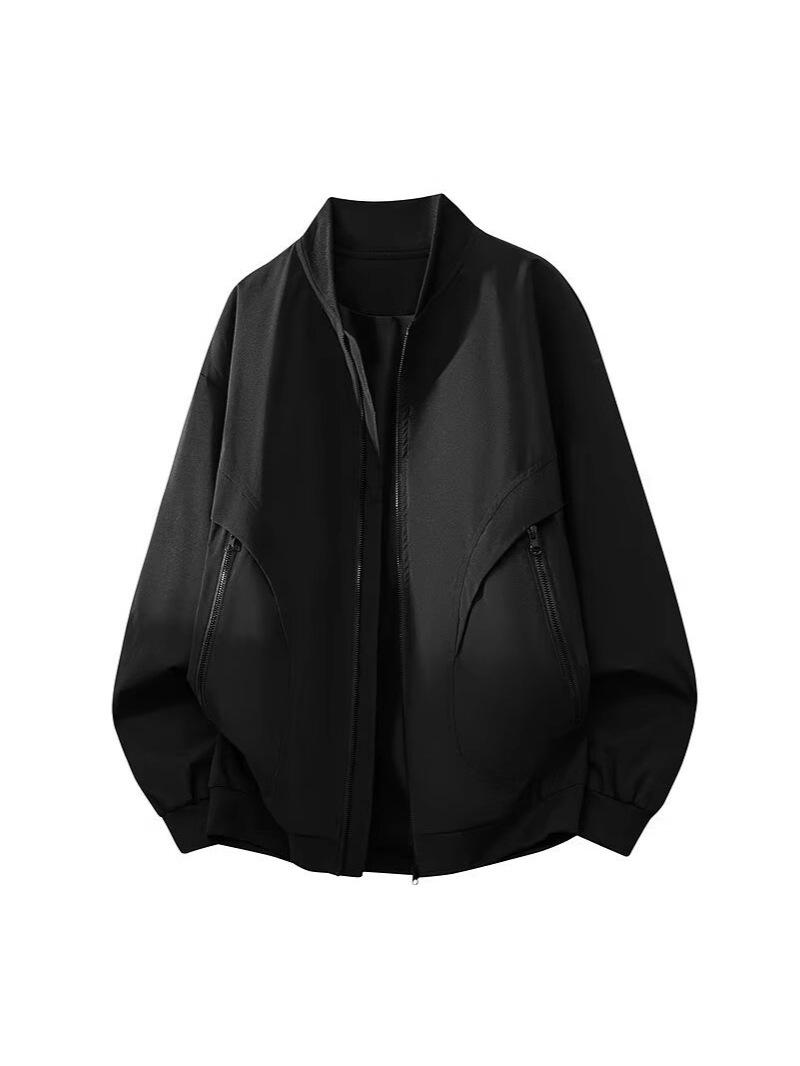 Trendy Men s Retro Heavyweight Casual Workwear Baseball Jacket L