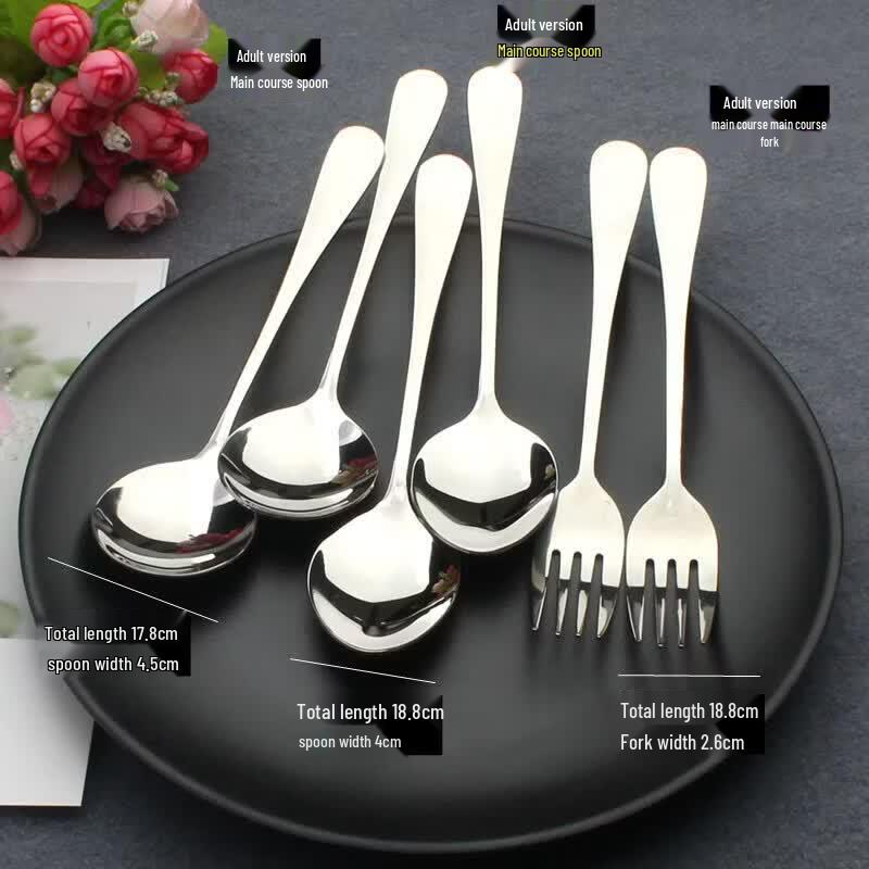 Youluo Creative Gold-Tone Stainless Steel Soup Spoon