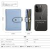 series wallet with full grain RFID clasp and [Contacts] Contact's Women's surface, multi-layer function, hinge, closure, bi-fold buckle.