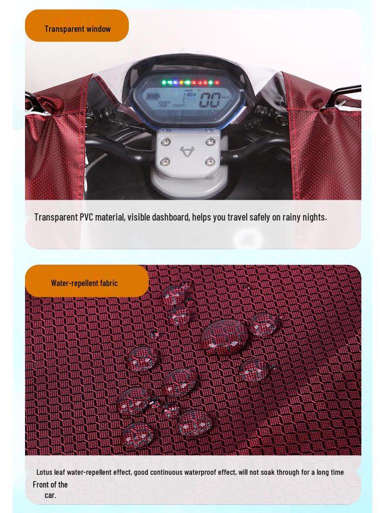 Electric Bike Dashboard and Handlebar Rainproof and Dustproof Cover