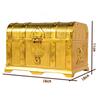1Pc Retro Treasure Box With Lock Toys For Party Favors Props Decoration Pirate