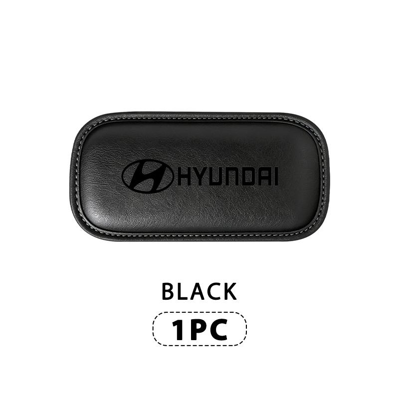 For Hyundai Leather Knee Pad Car Interior Pillow Protection Cushion Tucson NX4 IX35 H7 2022 2021 2020 2019 2018 2009 Tiburon RR8