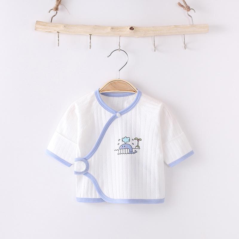 Pijama Nou-născut din Bumbac Pur Ultra-Subțire, Costum Călugăr pentru Bebi pentru Vară