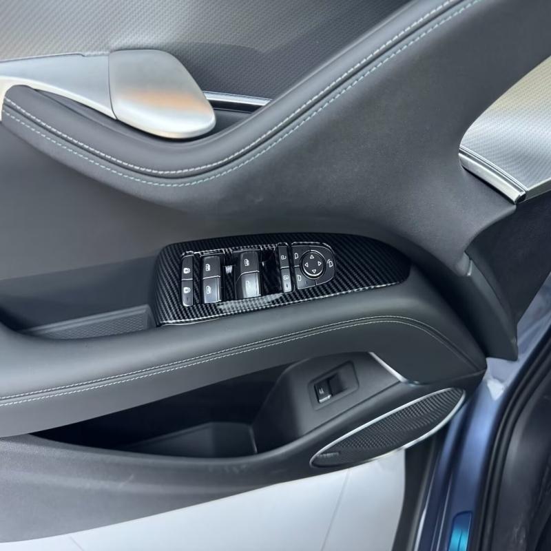 Abaiwai  For Byd Sealion 7 Sea Lion 07 Ev 2024 2025 Interior Door Window Lift Glass Switch Buttons Cover Molding Car 3d Parts