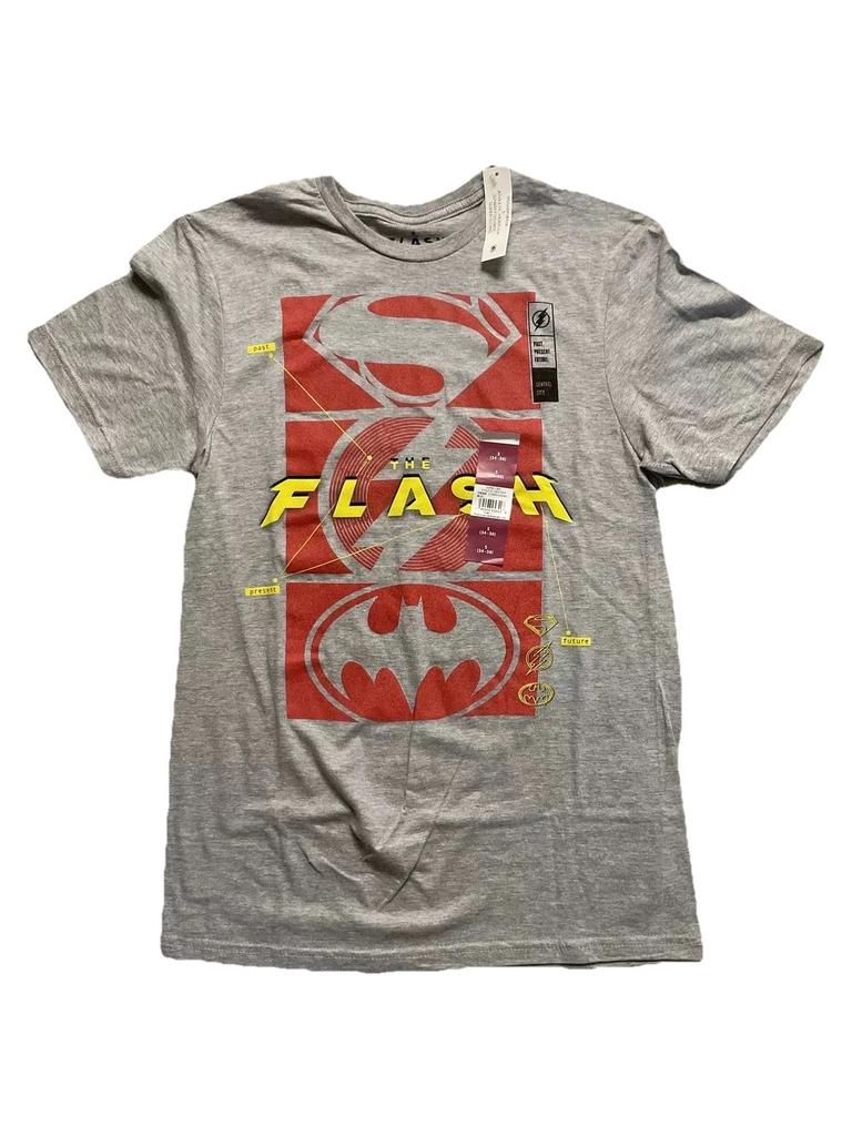 NWT The Flash DC Comics Gray Shirt Adult L