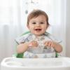 Sleeveless Design Waterproof Baby Bib Oil-resistant Material Full Body Cover Bib  Toddler Feeding