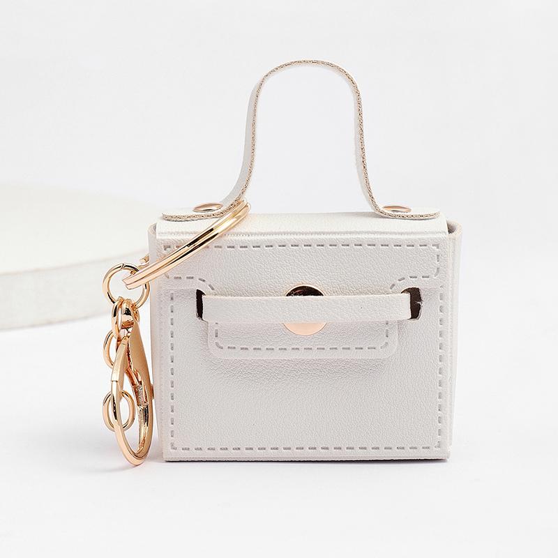 WTEMPO 1 шт. искусственная кожа брелок мини сумка брелок для женщин милый брелок кулон — фото 6