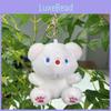 Adorable Plush Bunny And Bear Keychain Pendant With Soft Short Fur For Accessories Cute