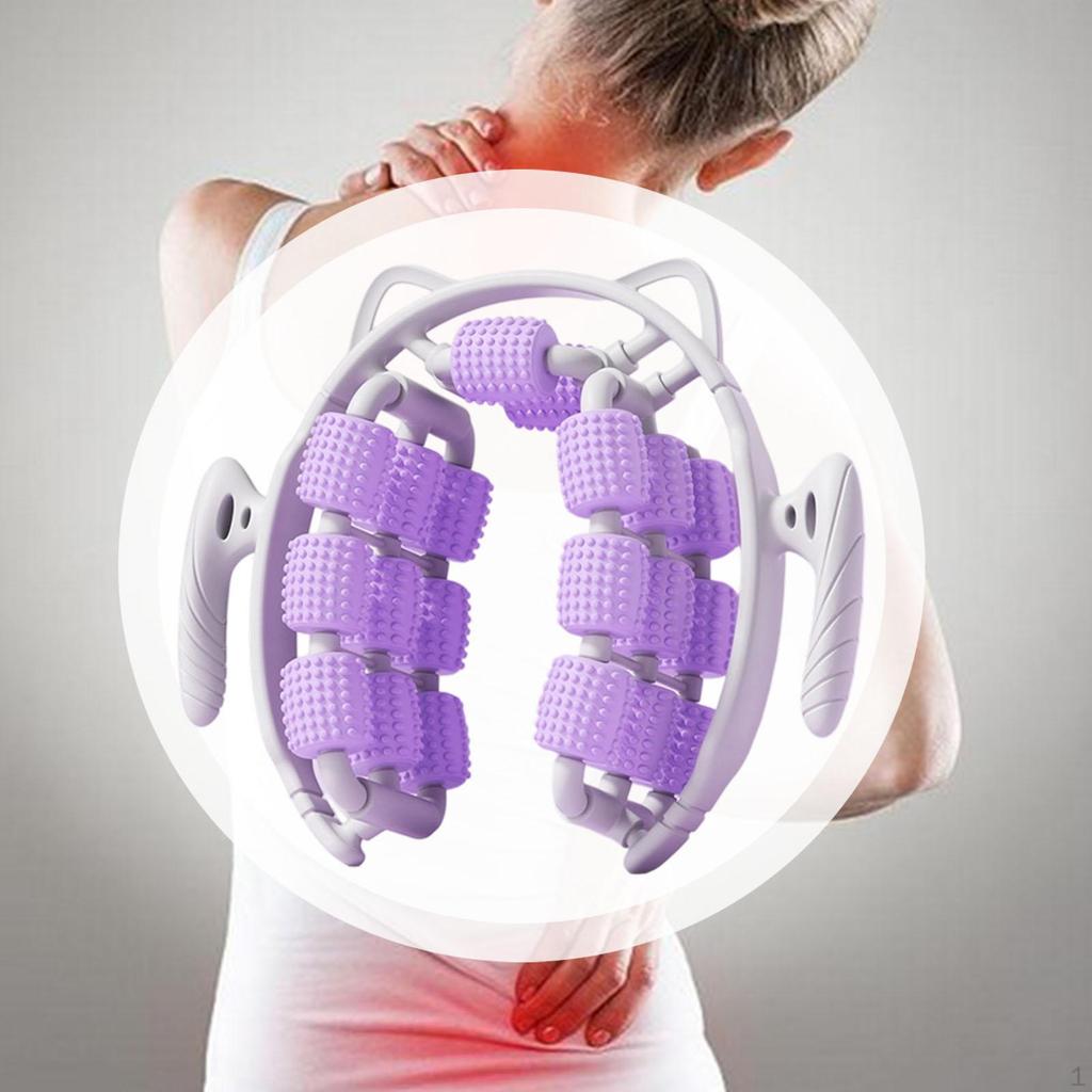 Massage Roller Circular Leg Clamp 20 Wheels Body Sculpting Portable Tool Muscle