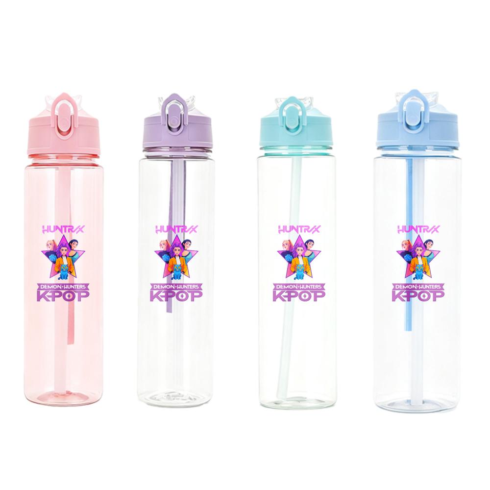 Anime Kpop Demon Hunters Character Water Cup Big Capacity Outdoor Portable Drinking Bottle Present designed for Boys plus Girls