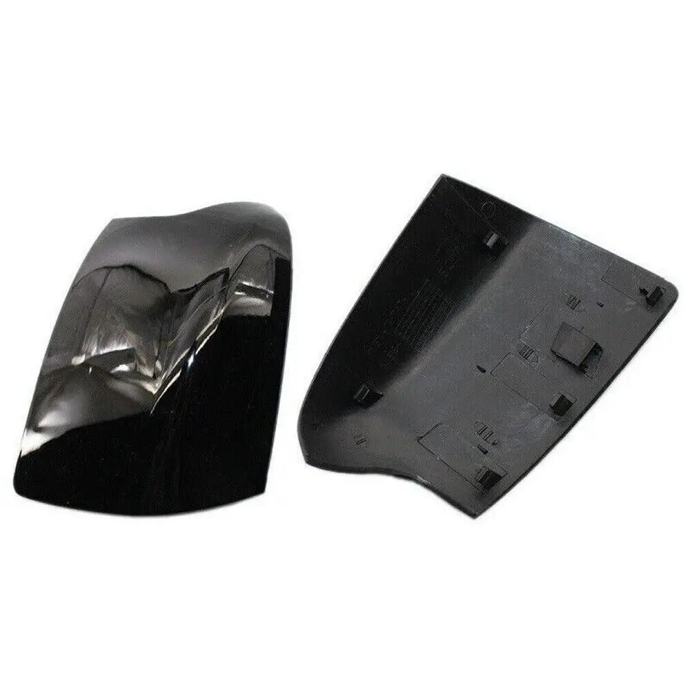 For Ford Focus MK2 2005-2008 Replacement Car Rearview Side Mirror Cover Wing Cap Exterior Door Rear View Case Trim Gloss Black