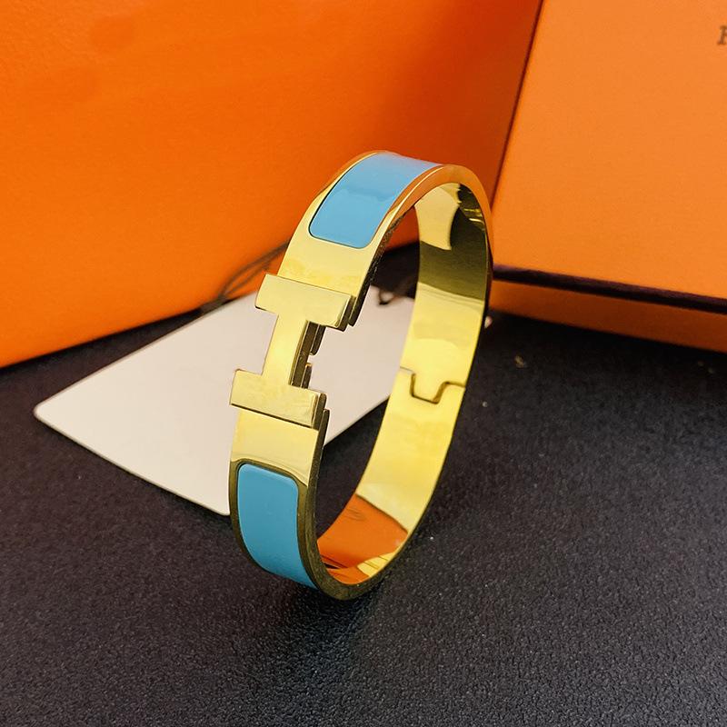 Классический Модный Тренд Браслет Браслет с Буквами Женский Золотой Браслет с Пряжкой 2025 19CM