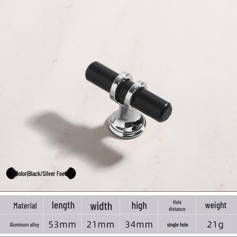 Modern Minimalist European Two-Tone Wardrobe & Drawer Handle