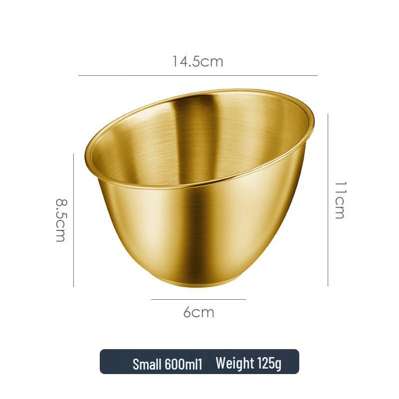 Stainless Steel Salad and Condiment Serving Bowl