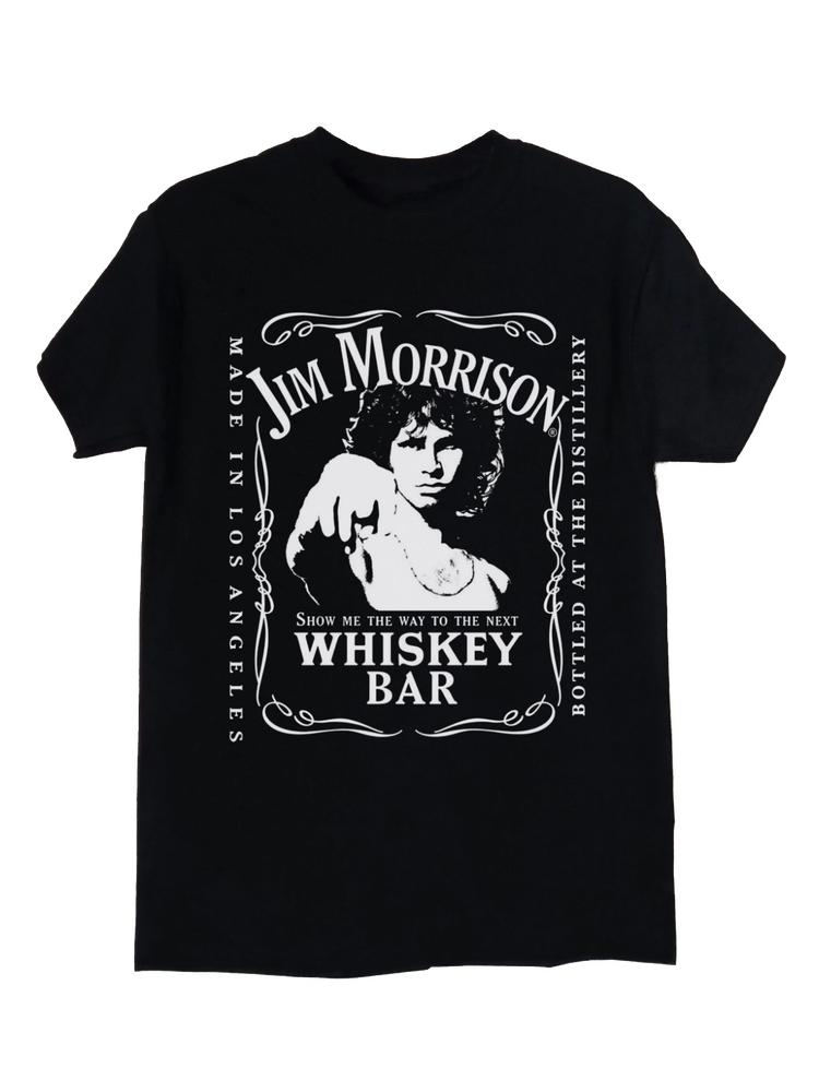 

Черная футболка унисекс The Doors Whisky Bar