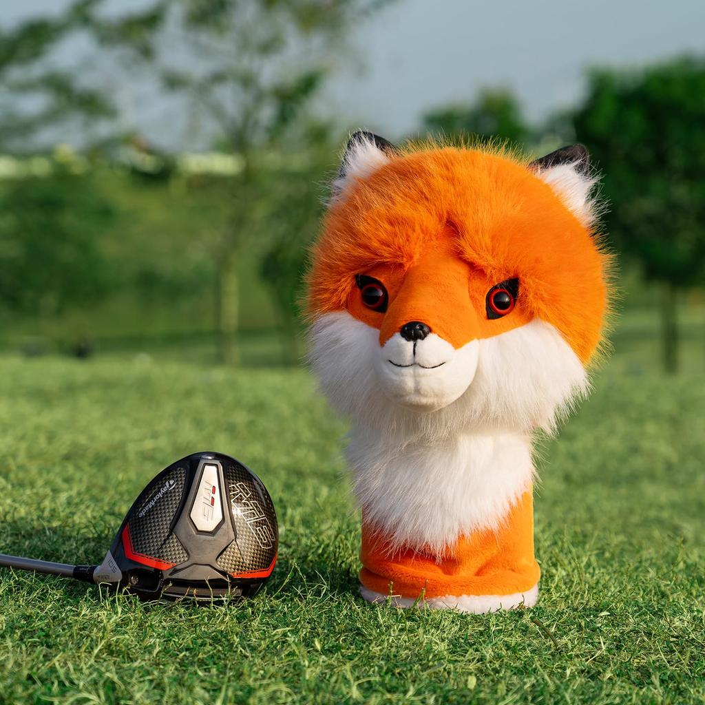 Mytag Fox Driver Cover Fox Driver Golf Plush Fits 460cc Character, Cover, Headcover, Animal,