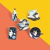 Cute Creative Astronaut Whale Series Brooch Alloy Design Pin For Versatile Fashion Accessories