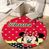 Personalized M-Minnie Round Chair Office Rug - Perfect for Mat, Office Chair & More - Ideal Gift for Birthdays and Holidays