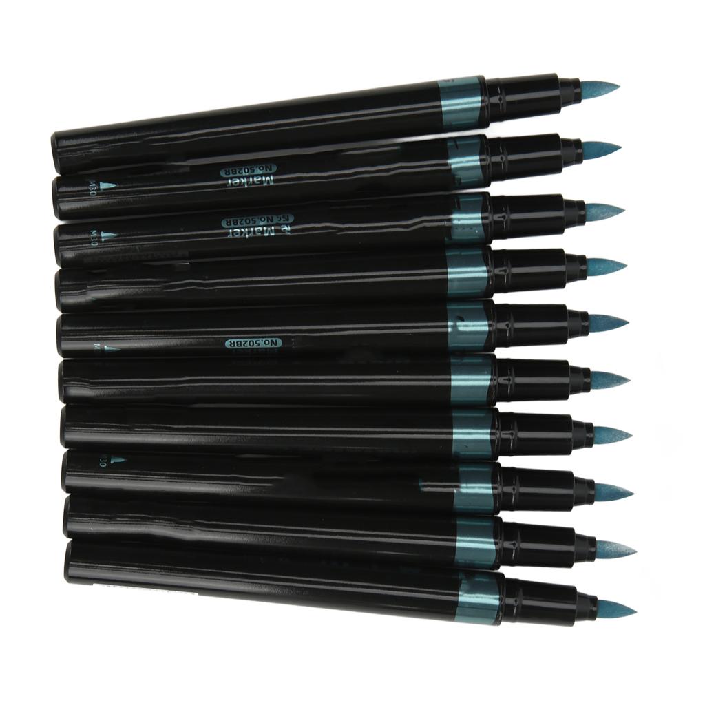10 Pcs Paint Markers Non Toxic Odorless Metal Paint Water Based Marker Hand Painted DIY Graffiti Pen for Student Gift