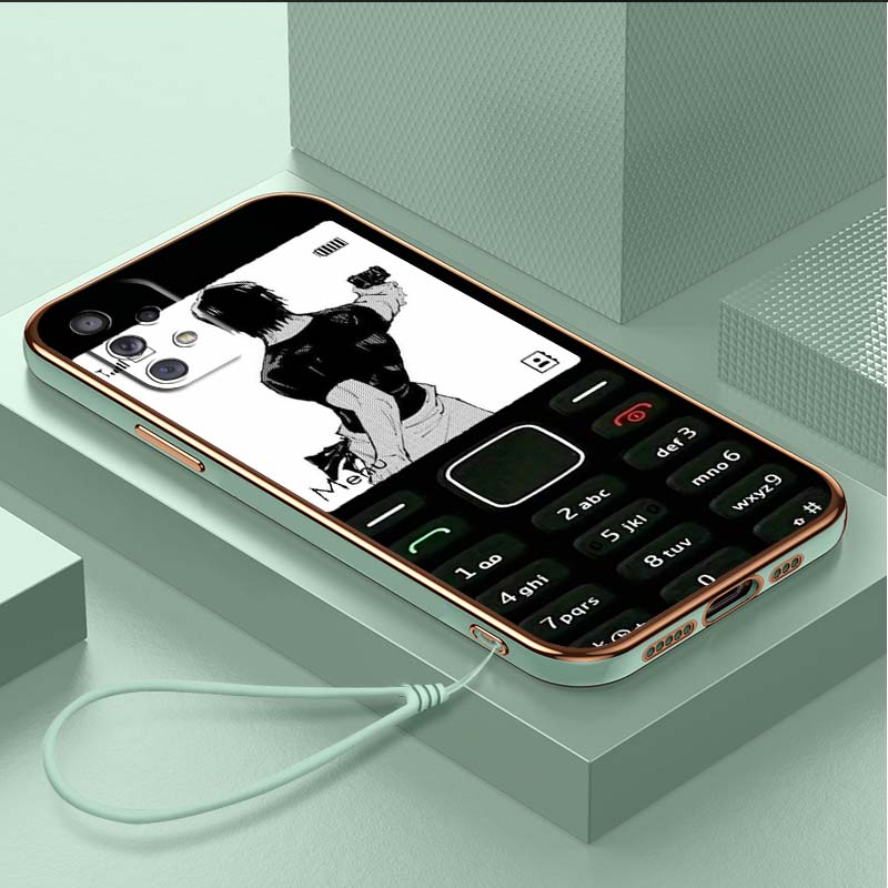 

Роскошный чехол для телефона из ТПУ с ремешком для Samsung Galaxy A04 A05s A13 A14 A24 A54 A34 Note20 S23 Ultra, чехлы A46 с забавным ретро-дизайном и кнопками