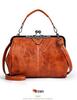 2023 Women's Fashion Crossbody Clip Bag: European & American Style Oil Leather, Trendy Spanish Design