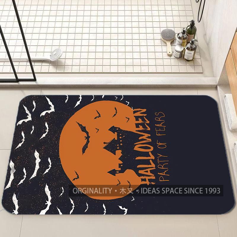Spooky Retro Style Mat Living Room Decoration Home Sofa Non-Slip Carpet Study Bedroom Tatami Children'S Soft Floor Mat