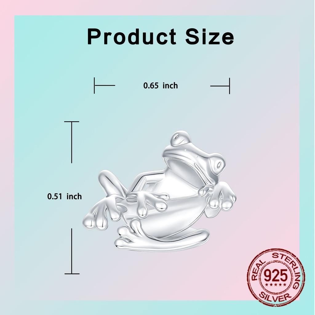 Frosch und Pilz Anhänger Kupfer Frosch Perle Hängender Anhänger Passend für Armband Halskette DIY Schmuck