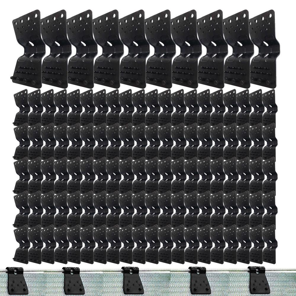 100pcs Shade Cloth Clips Shade Fabric Clamps Grommets For Net Mesh Cover Sunblock Fabric In Garden Backyard Greenhouse