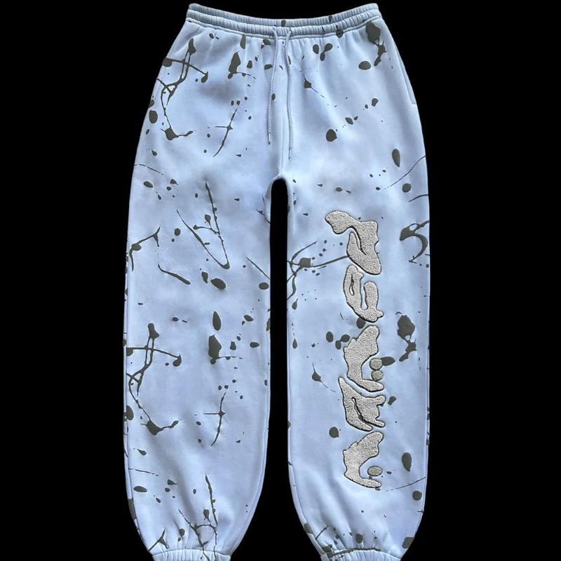 

Свободный хип-хоп наряд с европейской и американской цифровой печатью, мужские и женские повседневные спортивные штаны XL