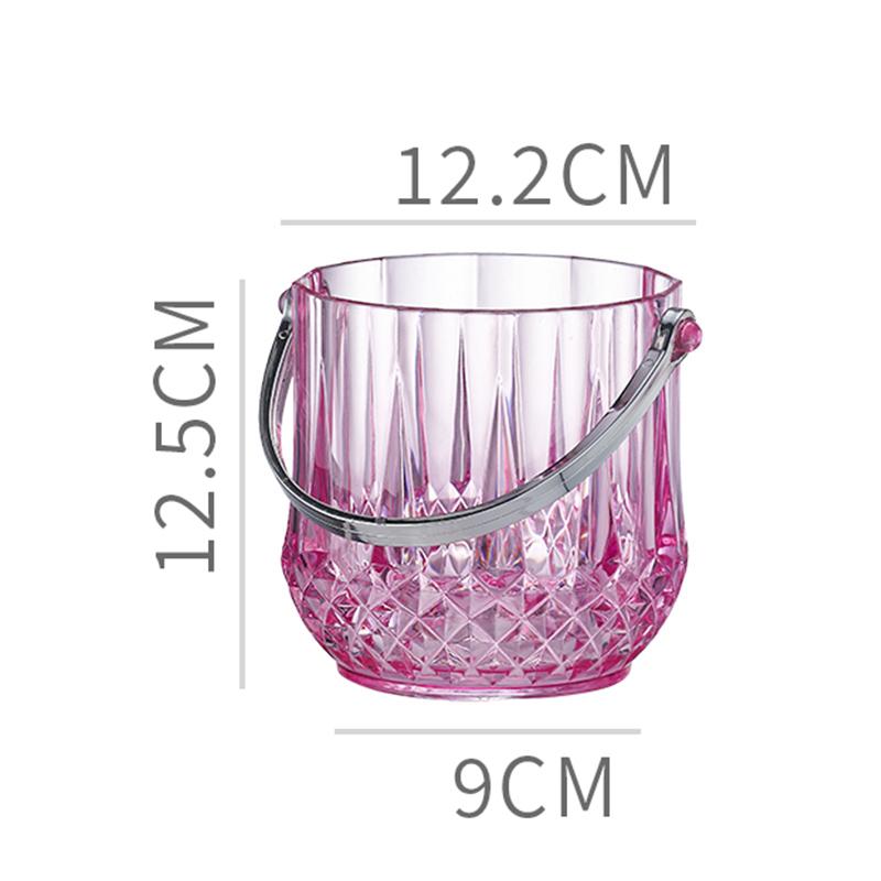 Transparent Wine Ice Cooler For Party Home Whisky Ice Bucket Ice Champagne Bucket Thermal Beer Bucket Bar Accessories
