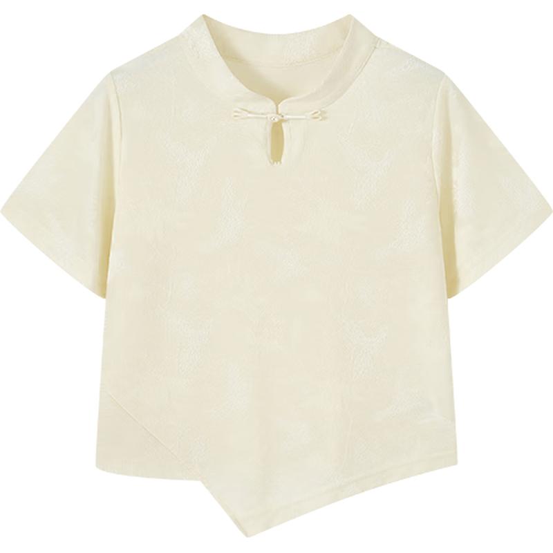 YEEHOO Girls  New Chinese Style Short Sleeve T-Shirt 110