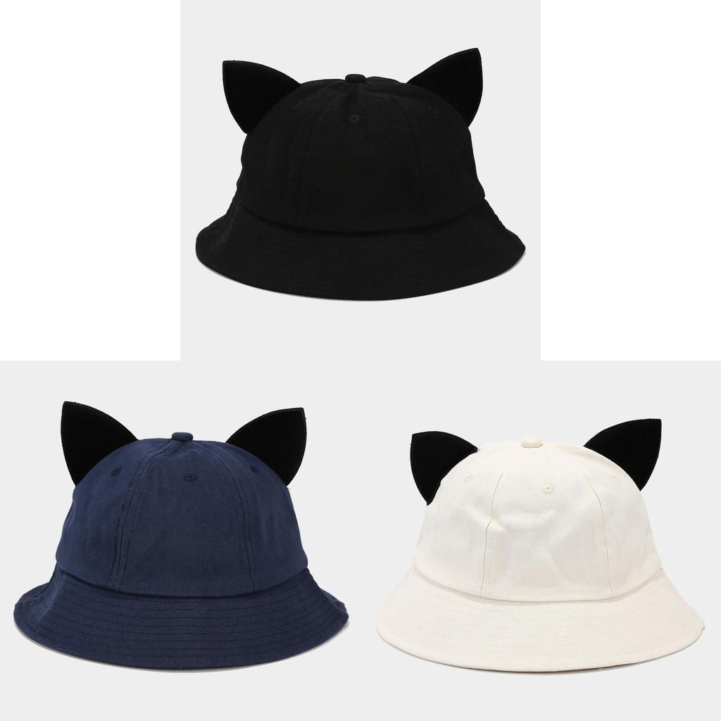 Cartoon Little Devil Ears Cap With Sun Protection For Kids Summer Fashion