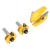 3pcs Cemented Carbide Router Bit Set 1/2 Inch Shank Woodworking Router Bits  Woodwork Milling
