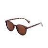 2026 Retro Korean Style Women's Round Polarized Sunglasses - UV Protected, High-End Brown Frame