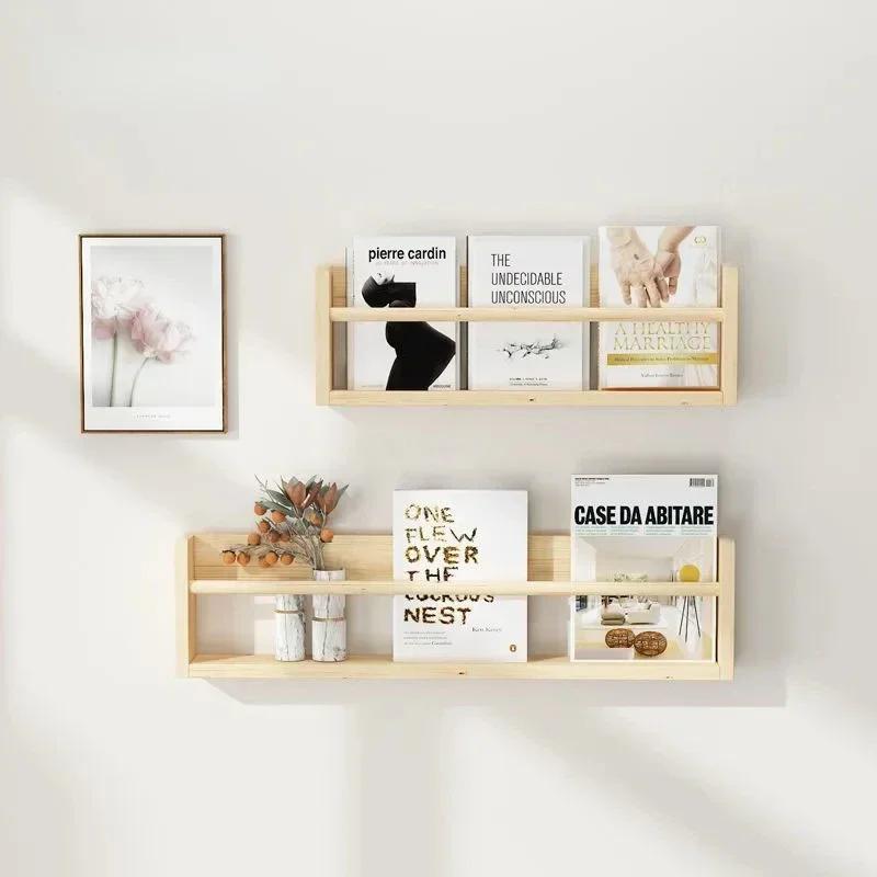 Mensole a Muro Galleggianti in Legno Scaffali per Libri da Nursery Scaffale per Libri per Bambini per Decorazione Soggiorno Camera da Letto Scaffale porta Spezie da Cucina Scaffale portaoggetti da Bagno