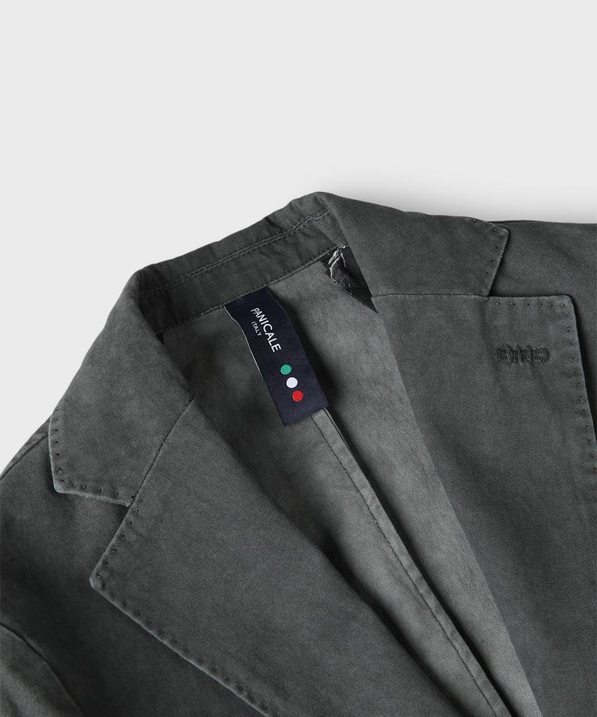 Panicale Charcoal Washed Cotton Jacket