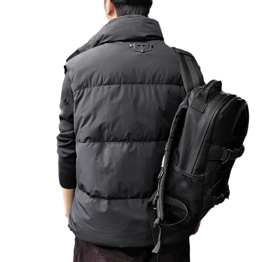 Men's 2025 American Style High Loft Down Vest - Thickened and Fluffy for Winter Warmth