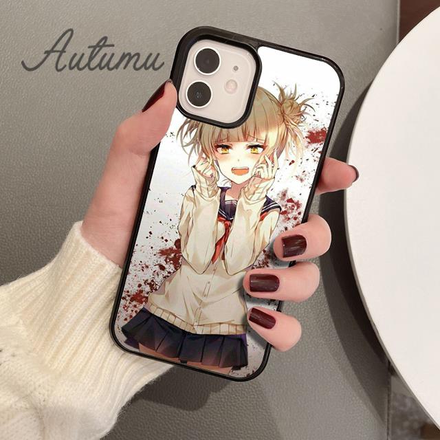 Himiko Toga Manga Phone Case for iPhone 11 12 13 14 Pro Max Mini X XR XS SE 2020 6S 7 8 Plus Samsung Galaxy S21 S22 Cover Shell