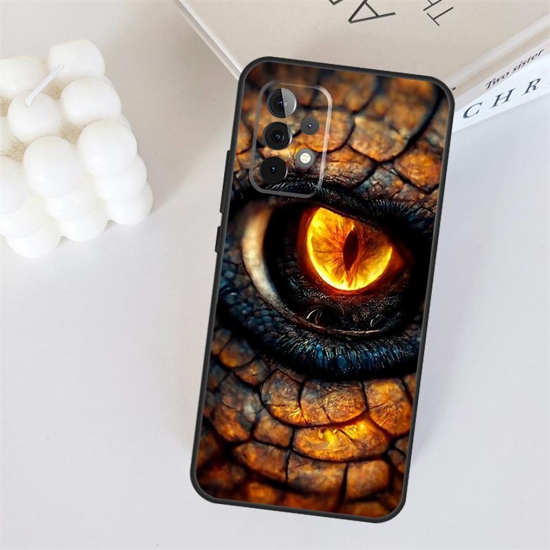 Dragon Eye Gothic For Samsung Galaxy A55 A35 A15 A36 A56 A26 A16 A22 A32 A52 A54 A34 A53 A33 A13 A06 A05 Case