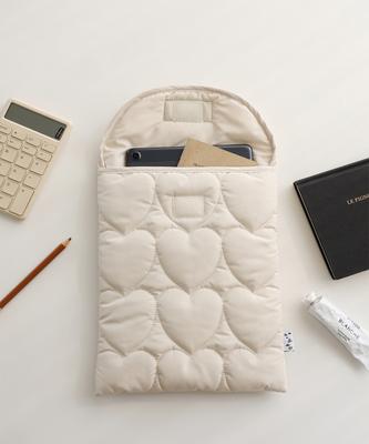 PROJECT1907 [Plastic] Heart Tablet Pouch (Sand)