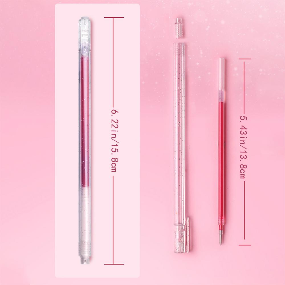 8/12Color glitter gel pen, color neutral pen, fluorescent marker pen, student specific marker pen