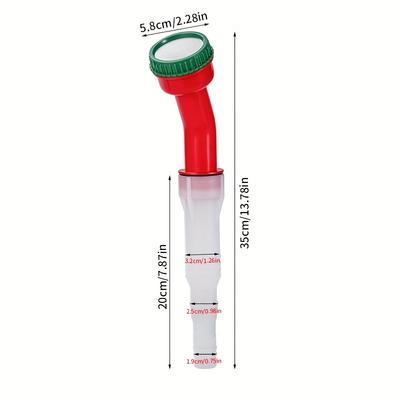1 Stück Gartenbewässerungs-Spritzpistole, Landwirtschaftliche Kunststoff-Blühpistole Sprayer für Rasen, Gemüsegarten und Blumenbeetbewässerung
