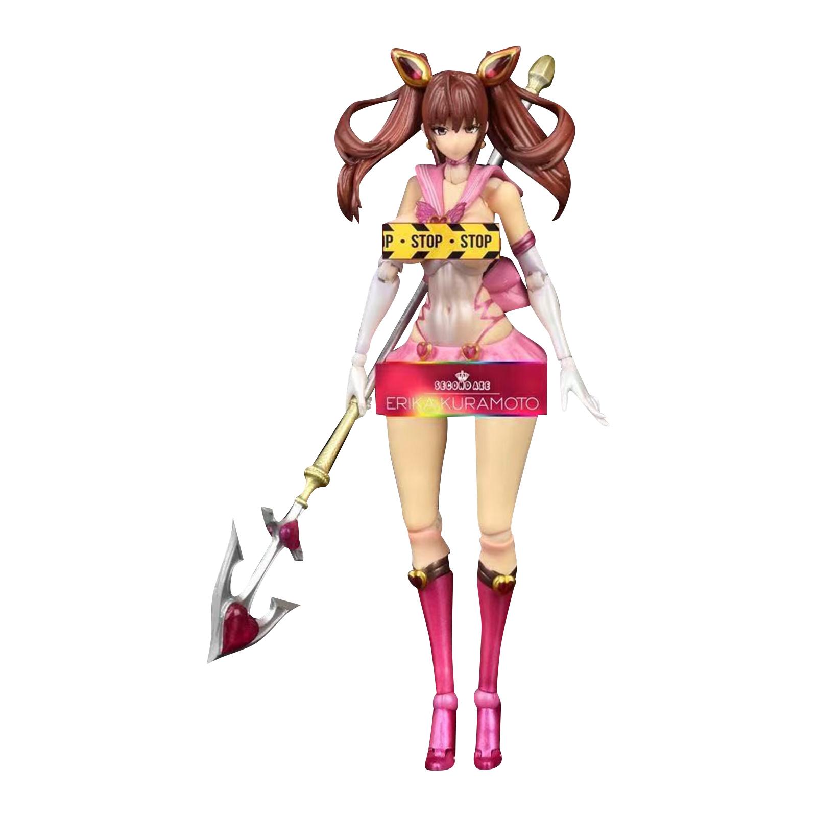 

Action Figure Collectible Action Figure Includes Interchangeable Hands One Size розовый