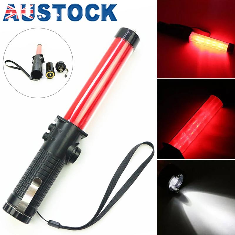 30Cm Traffic Baton Warning Light Signal Baton Flashing Light Warning Baton Signal Light Flashing Baton Luminous Baton