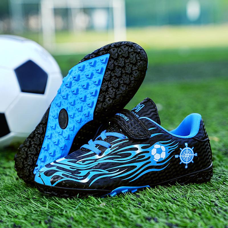 Foreign trade children's football shoes men's and women's sports football shoes broken nails primary school students indoor football game training sho
