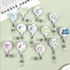 Id Badge Holder Stylish Badge Holder Clip  Staff Badge Holder Lightweight For Nurses Companies Teachers