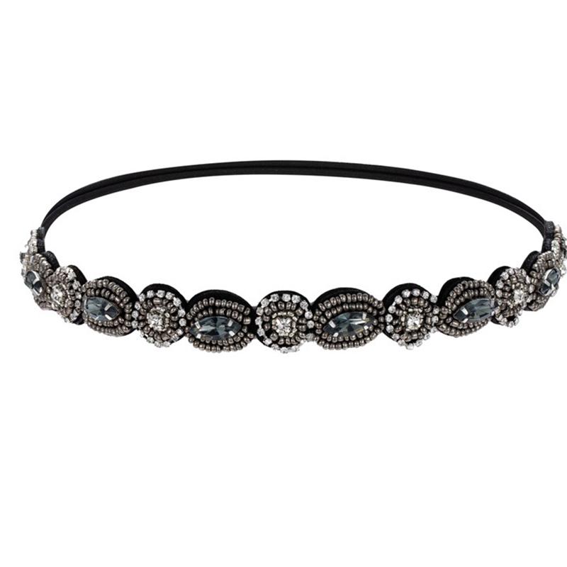 

Этническая Винтажная Богемная Эластичная Повязка на Голову из Бисера Ручной Работы Аксессуары для Волос