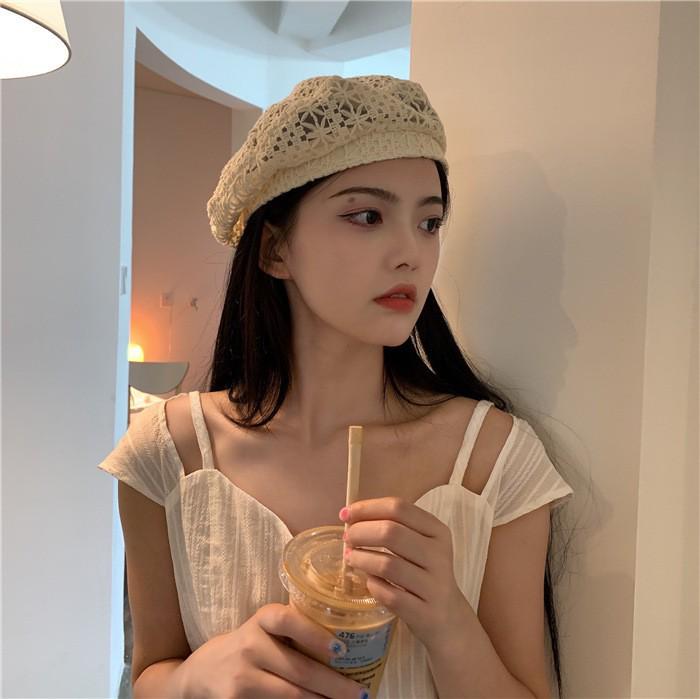 Women's Korean Lace Beret: Breathable, Versatile, Fashionable Summer Hat